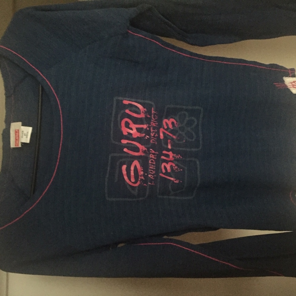 Guru blue sleeves top